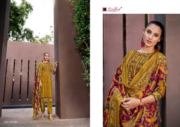 Zulfat Inteha Exclusive Wear Pashmina Designer Dress Material